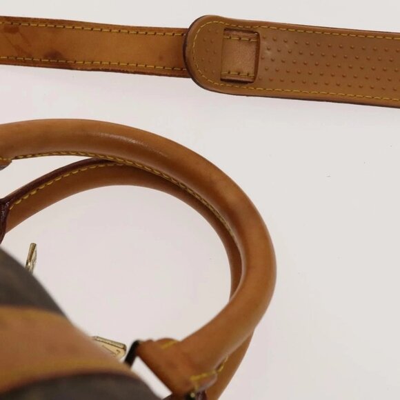 LOUIS VUITTON Monogram Keepall Bandouliere 50 Boston Bag M41416 LV Auth 137509 - Picture 8 of 16